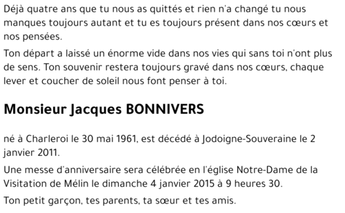 Jacques BONNIVERS