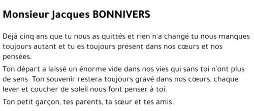Jacques BONNIVERS
