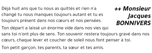Jacques BONNIVERS