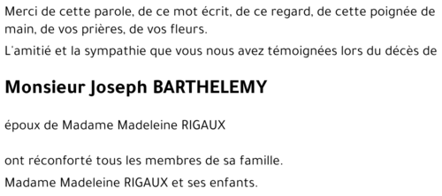 Joseph BARTHELEMY