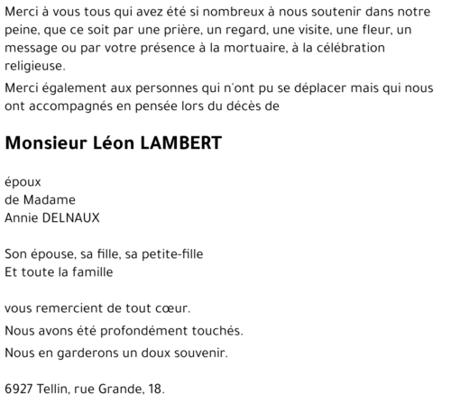 Léon LAMBERT