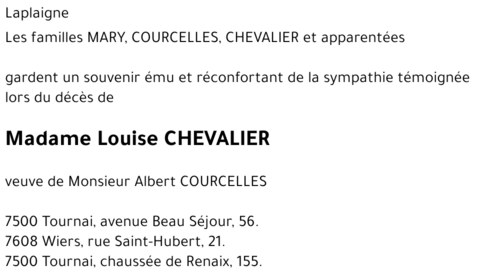 Louise CHEVALIER