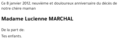 Lucienne MARCHAL
