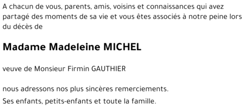 Madeleine MICHEL