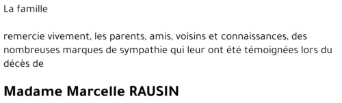 Marcelle RAUSIN