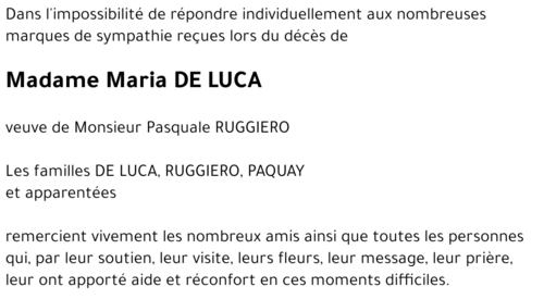 Maria DE LUCA