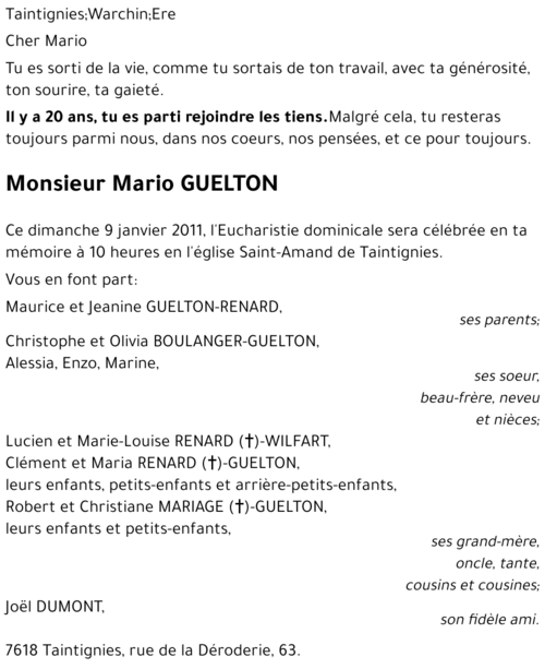 Mario GUELTON
