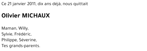 Olivier MICHAUX