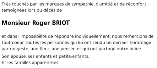 Roger BRIOT