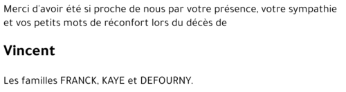 Vincent FRANCK