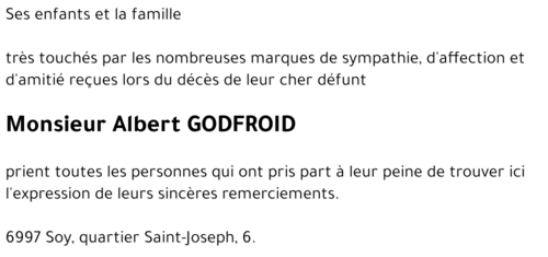 Albert GODFROID