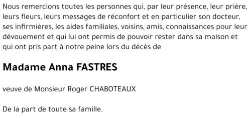 Anna FASTRES