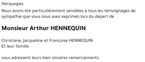 Arthur HENNEQUIN