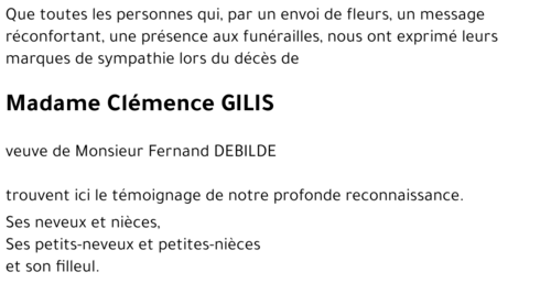 Clémence GILLIS