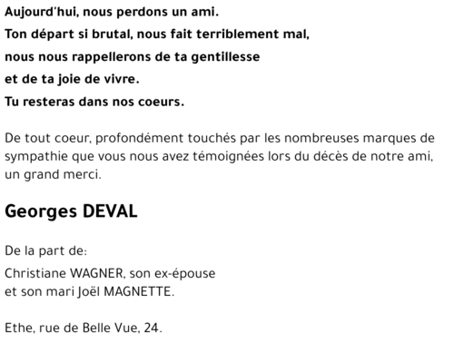 Georges DEVAL