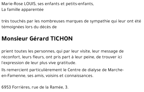 Gérard TICHON