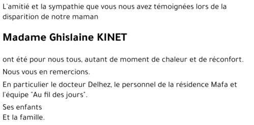 Ghislaine KINET