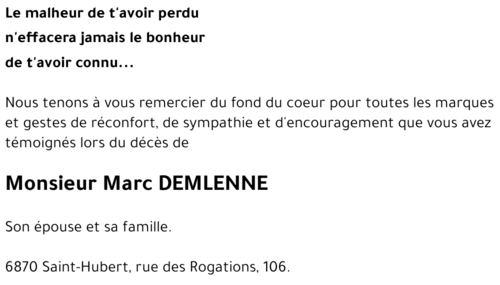Marc DEMLENNE