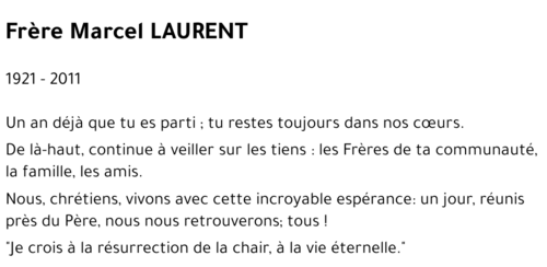 Marcel LAURENT