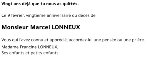 Marcel LONNEUX