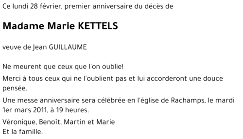 Marie KETTELS