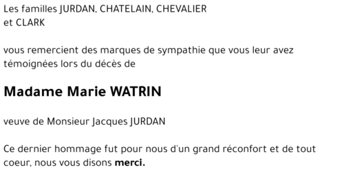 Marie WATRIN