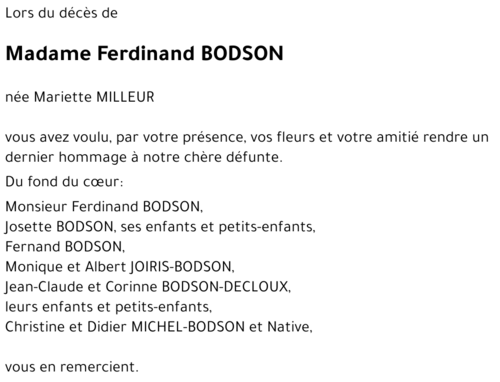 Mariette MILLEUR
