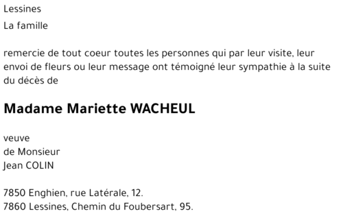 Mariette WACHEUL