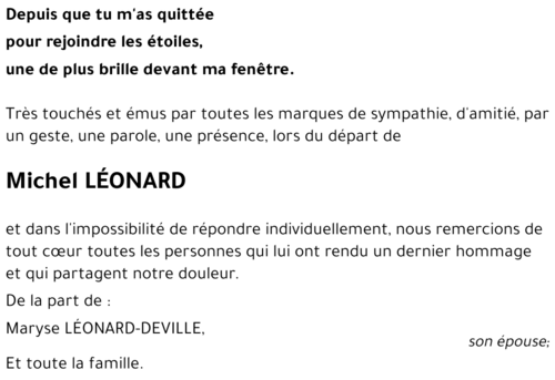 Michel LEONARD