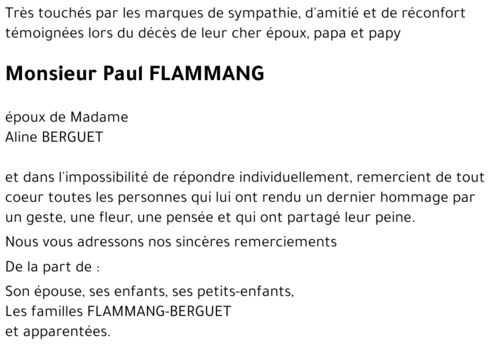 Paul FLAMMANG