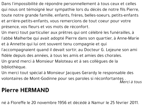 Pierre HERMAND
