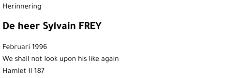 Sylvain FREY
