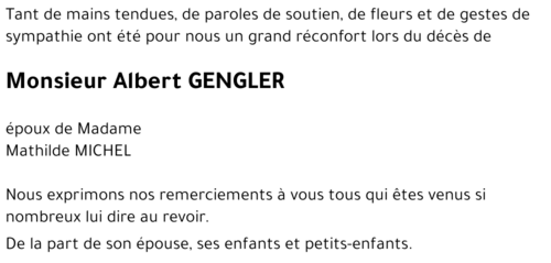 Albert GENGLER