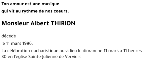 Albert THIRION