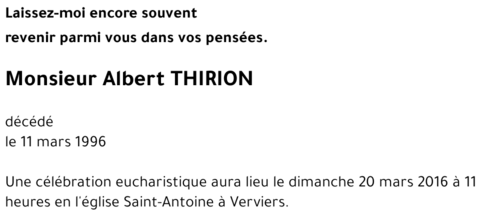 Albert THIRION