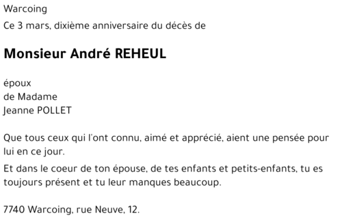 André REHEUL