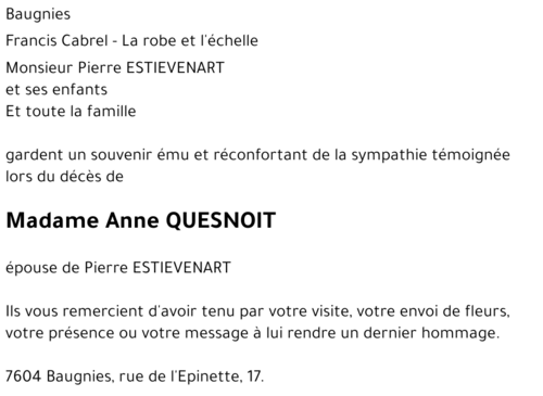 Anne QUESNOIT