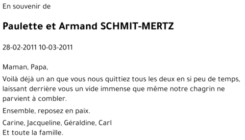Armand SCHMIT