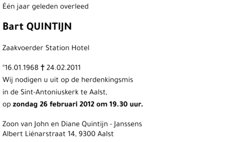 Bart QUINTIJN