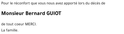 Bernard GUIOT