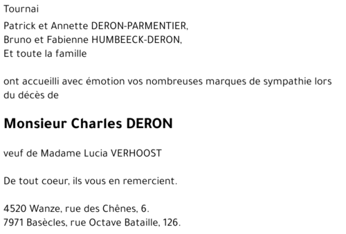 Charles DERON