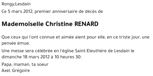 Christine RENARD