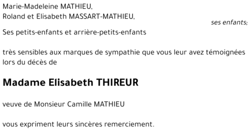 Elisabeth THIREUR