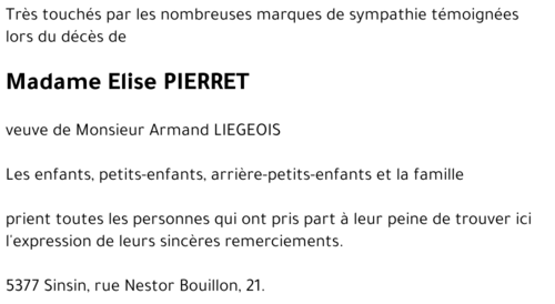 Elise PIERRET