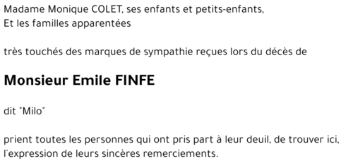 Emile FINFE