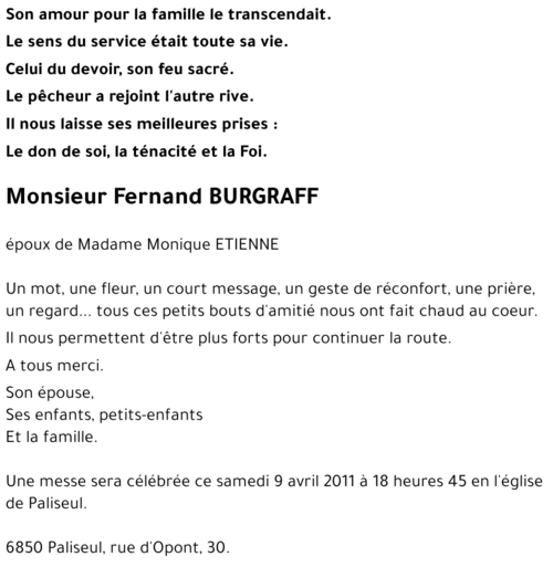 Fernand BURGRAFF