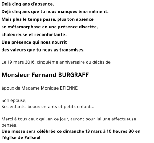 Fernand BURGRAFF