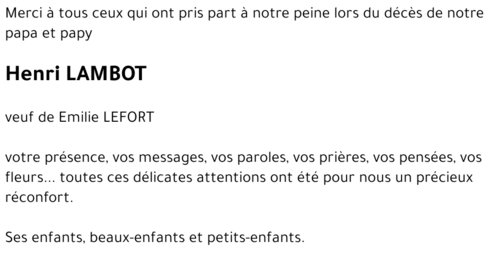 Henri LAMBOT