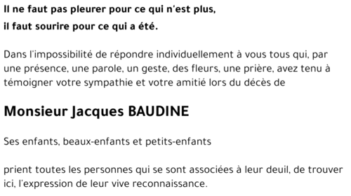 Jacques BAUDINE
