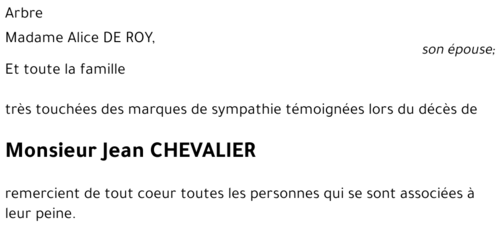 Jean CHEVALIER